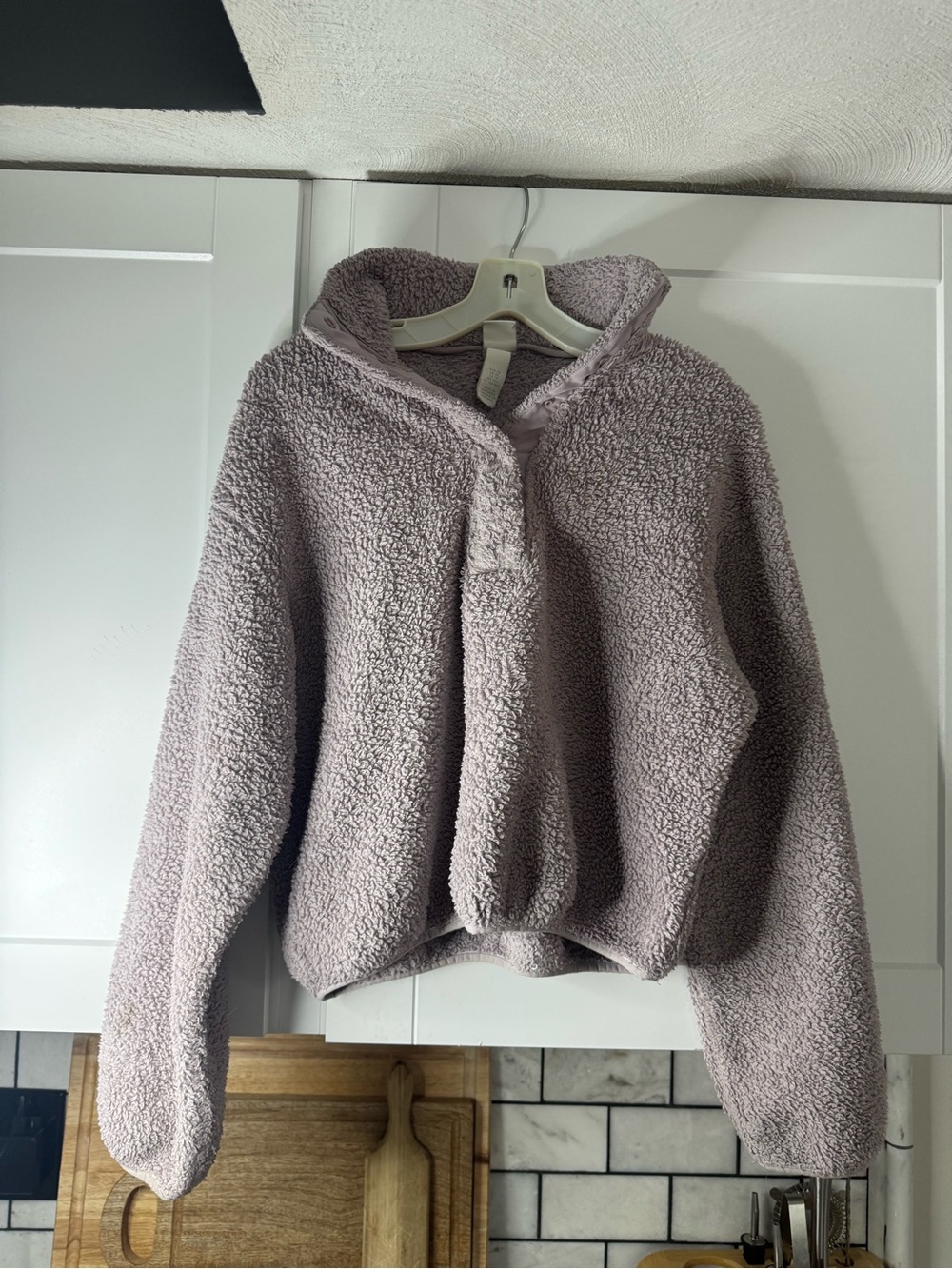 Purple Sherpa Pullover